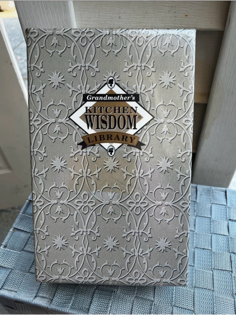 Kitchen Wisdom Library Embossed Silver Wall Plaque by Grandmother's